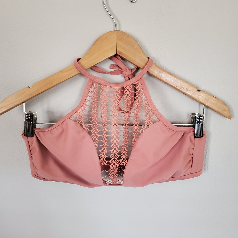 BCBG Halter Swim Top